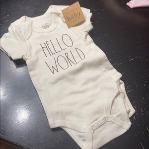 Rae Dunn baby onesies